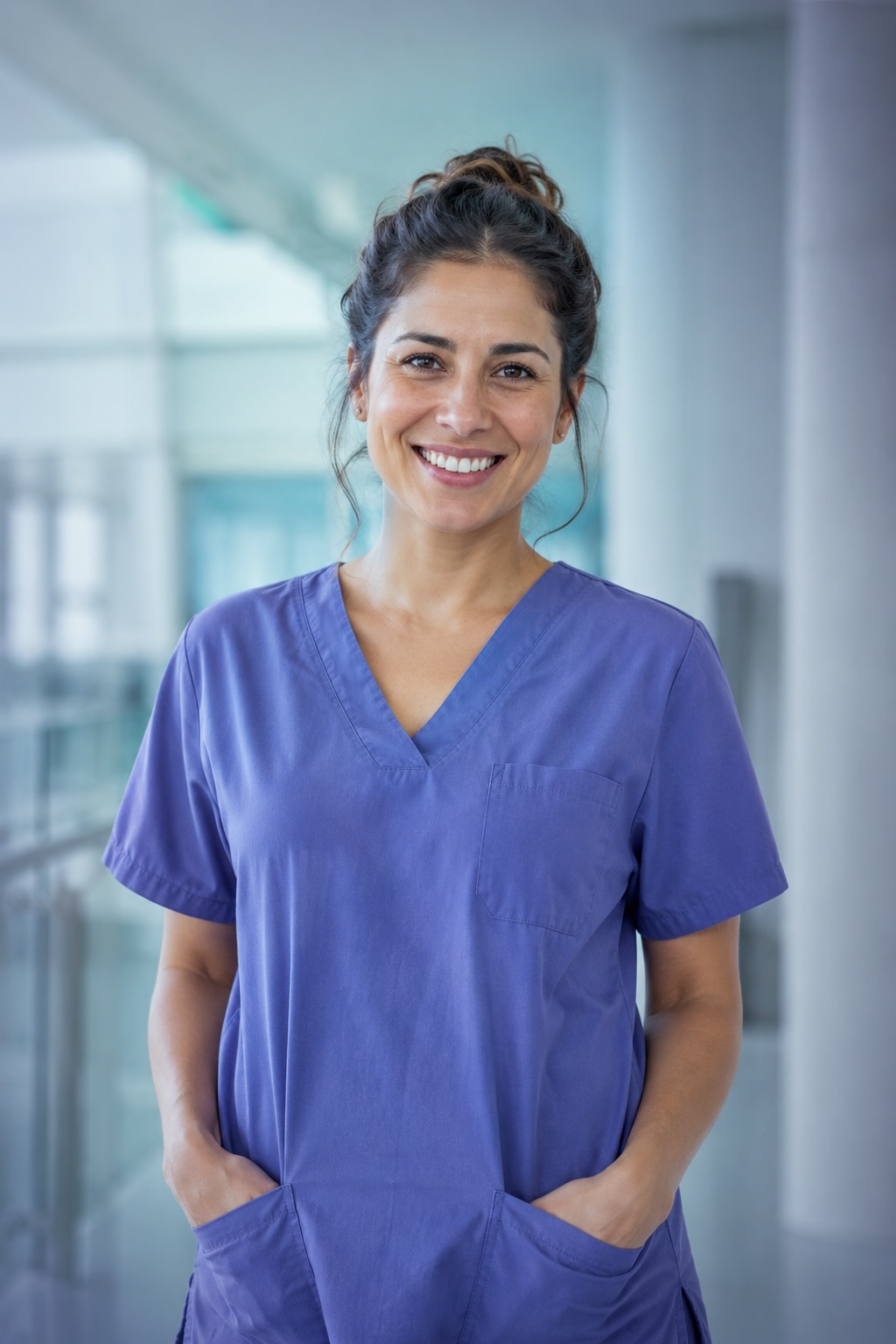 Foto: profesional de la salud, retrato editorial